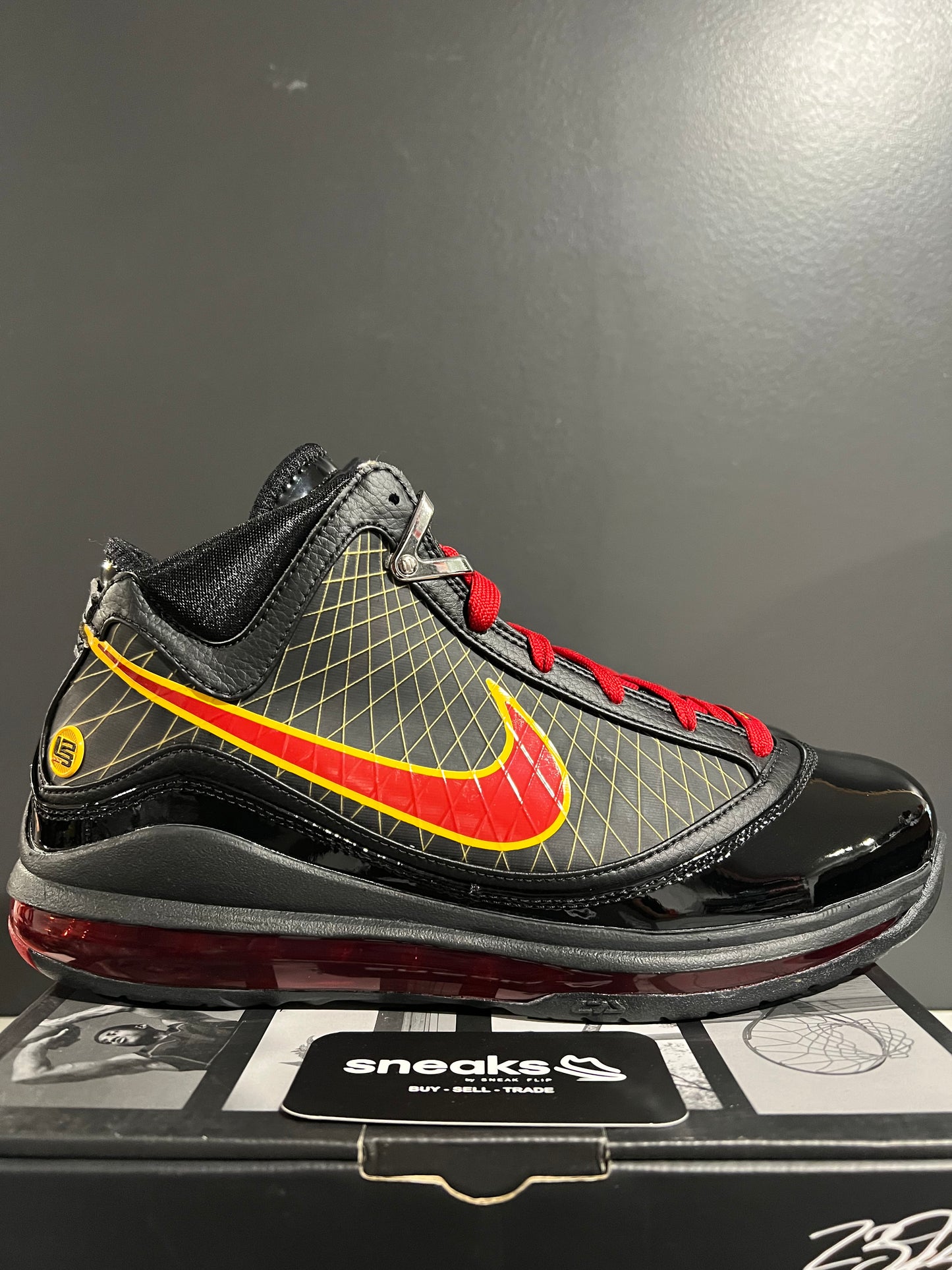 USED Air Max LeBron 7 Fairfax CU5646-001 SIZE 10M OG ALL AG25-282