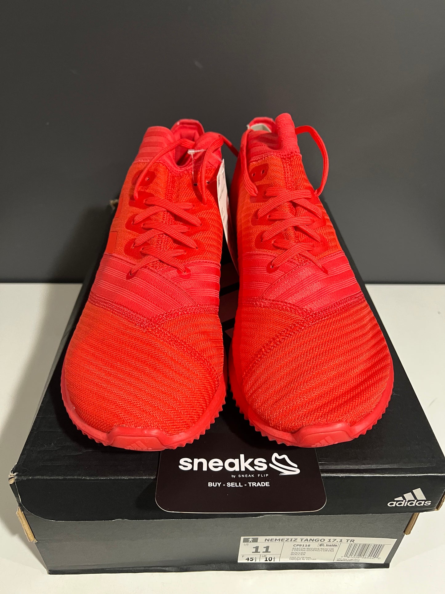 NEW Adidas Nemeziz Tango 17.1 IC Red CP9116 SIZE 11M OG ALL AG25-290