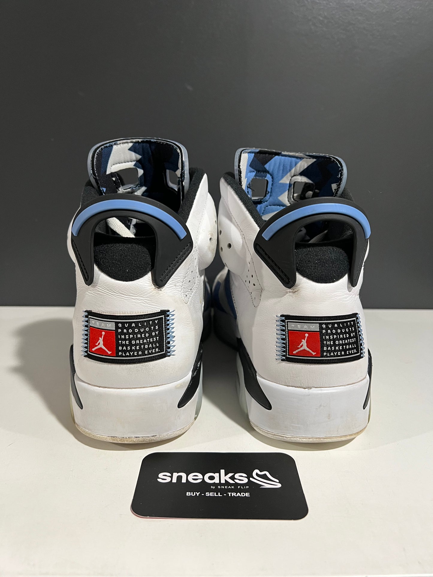USED Air Jordan 6 Retro UNC Home CT8529-410 SIZE 12M NO BOX SP25-076