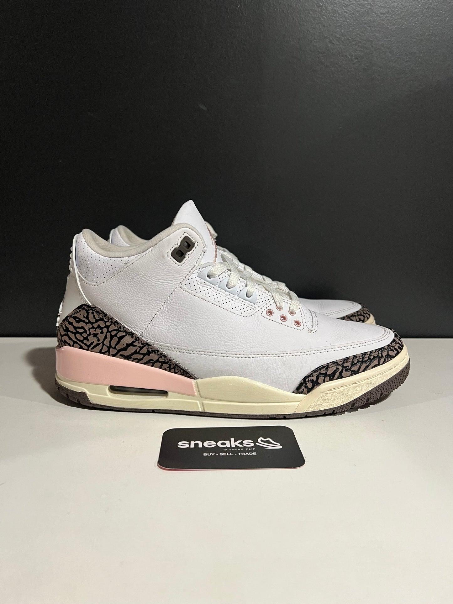 USED Wmns Air Jordan 3 Retro Neapolitan CK9246-102 SIZE 9.5M NO BOX AG25-182