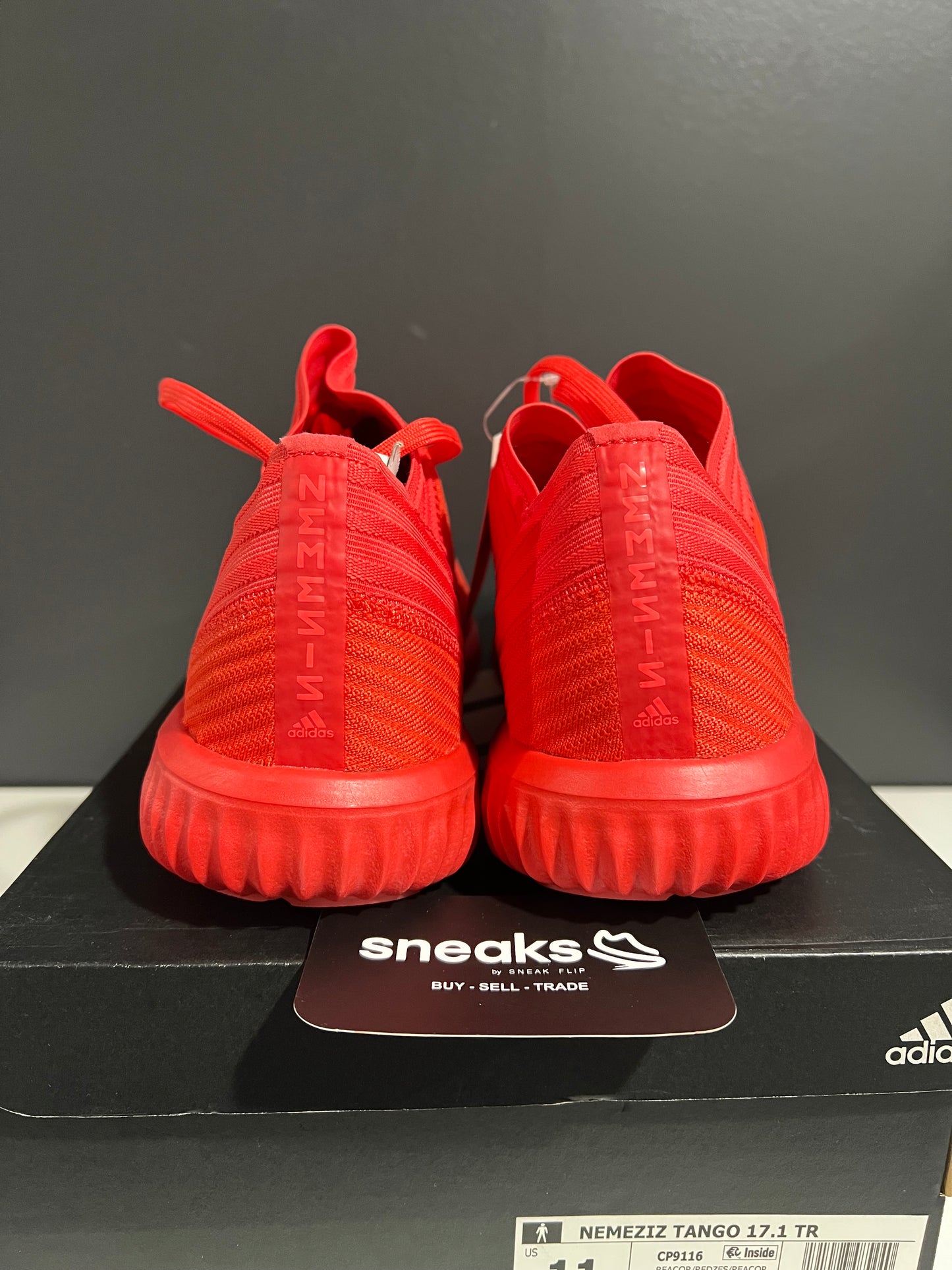 NEW Adidas Nemeziz Tango 17.1 IC Red CP9116 SIZE 11M OG ALL AG25-290
