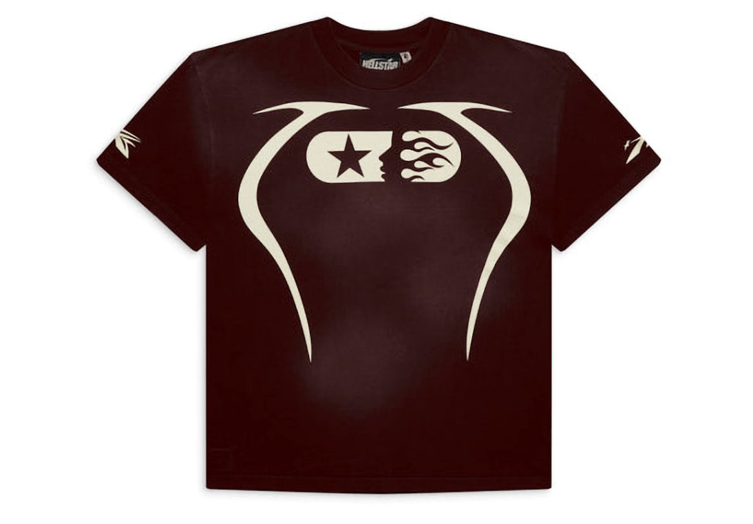 Hellstar Warm Up T-Shirt Brown