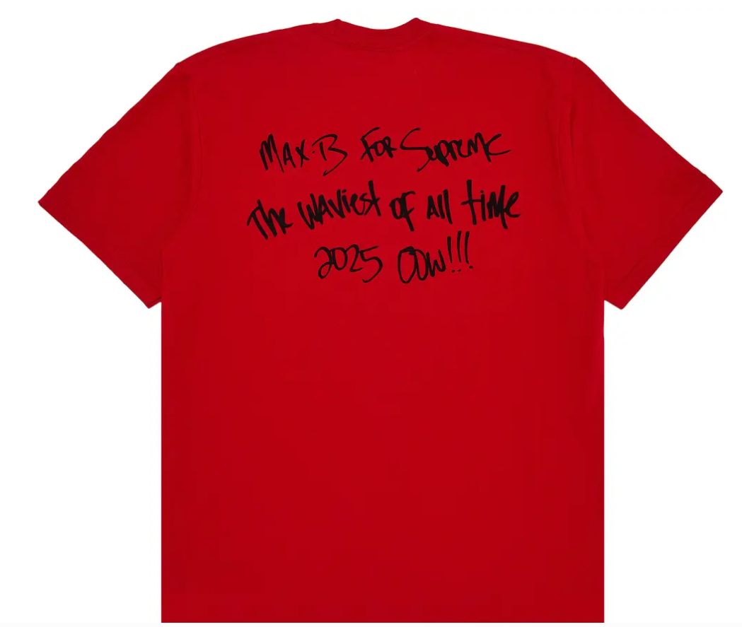 NEW Supreme Max B Tee Red