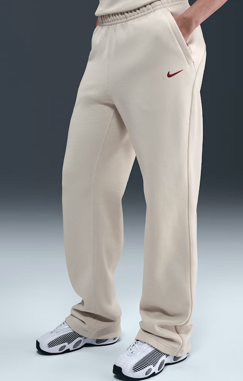 Nike x NOCTA Fleece CS Open Hem Pants Light Orewood Brown FZ4675-104