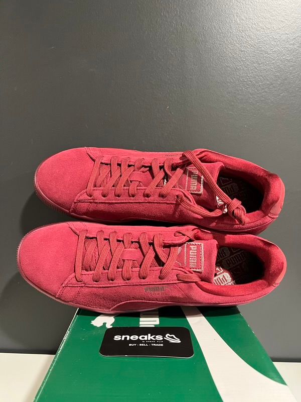 SIZE 11M Puma Suede Classic Tibetan Red  (Women's)