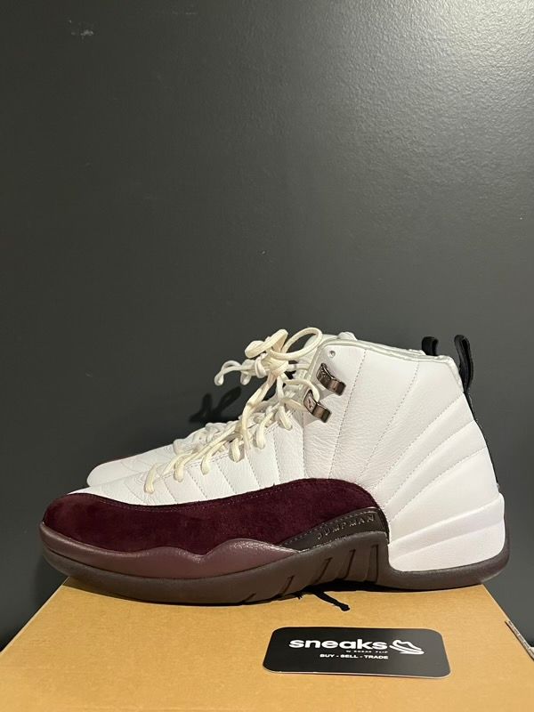 USED SIZE 11.5M Jordan 12 Retro SP A Ma Maniére White (Women's) - Used