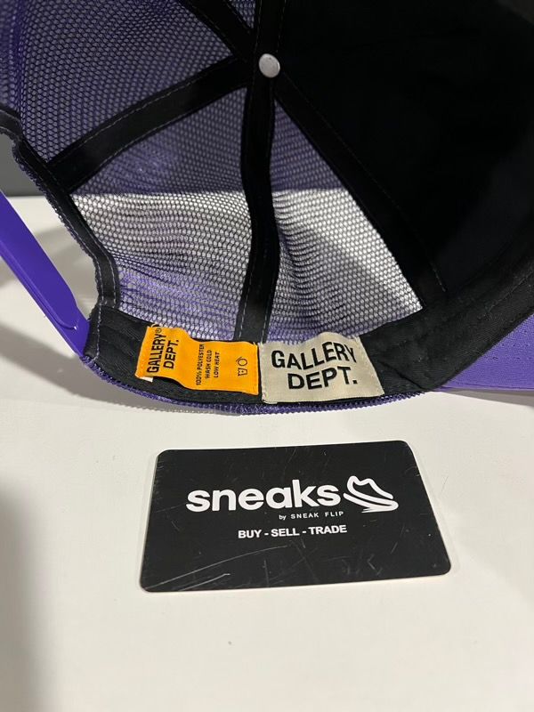 NEW Gallery Dept. French Logo Trucker Hat Flo Purple