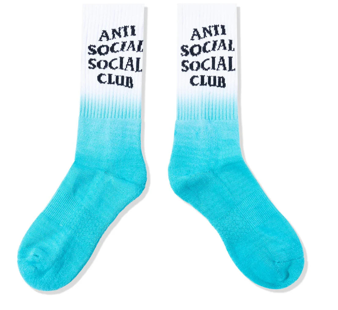 Anti Social Social Club Walking Too Much Socks Green