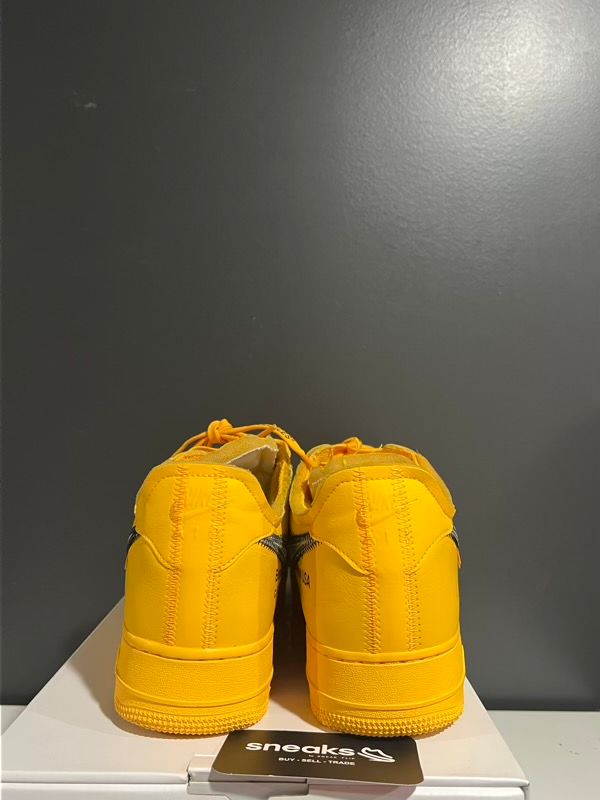 USED SIZE 13M Nike Air Force 1 Low Off-White ICA University Gold - Used