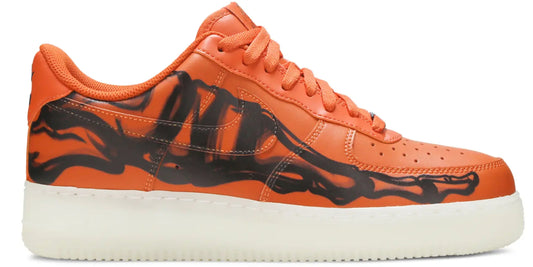 Nike Air Force 1 Low Orange Skeleton Halloween (2020)