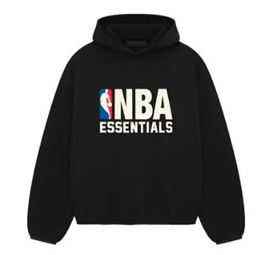 Fear of God Essentials NBA Hoodie Black