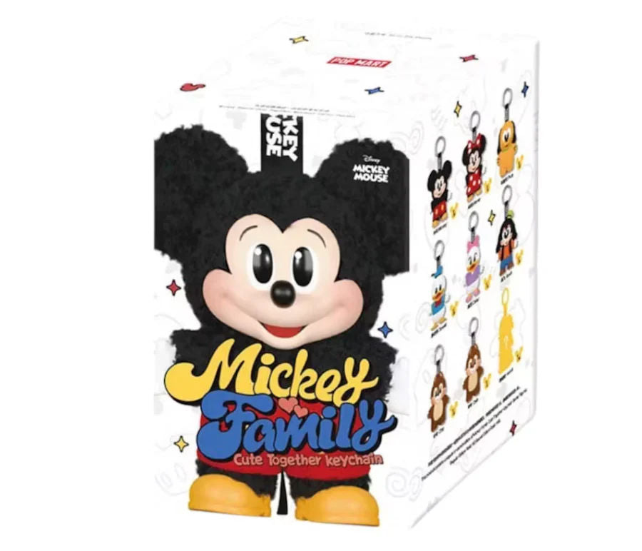 Pop Mart Disney Mickey Family Together Series Plush Keychain Single Blind Box
