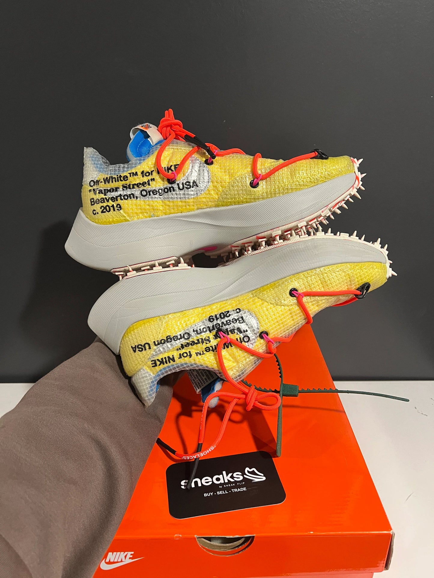 Nike Vapor Street Off-White Tour Yellow (Women's) - Used