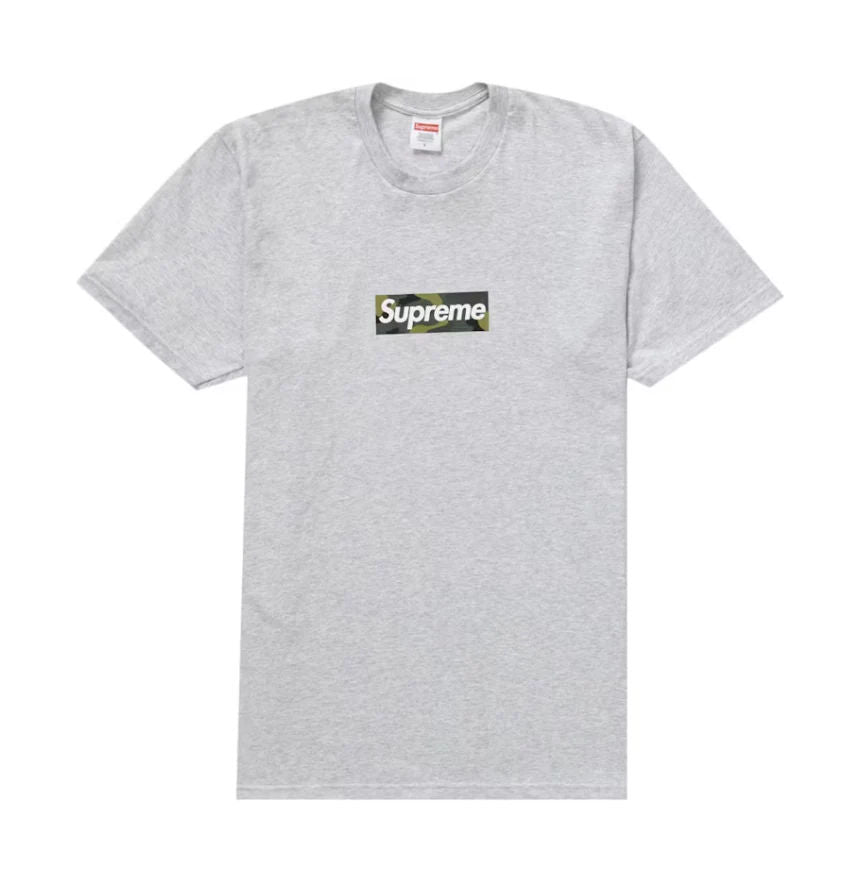 Supreme Box Logo Tee (FW23) Ash Grey