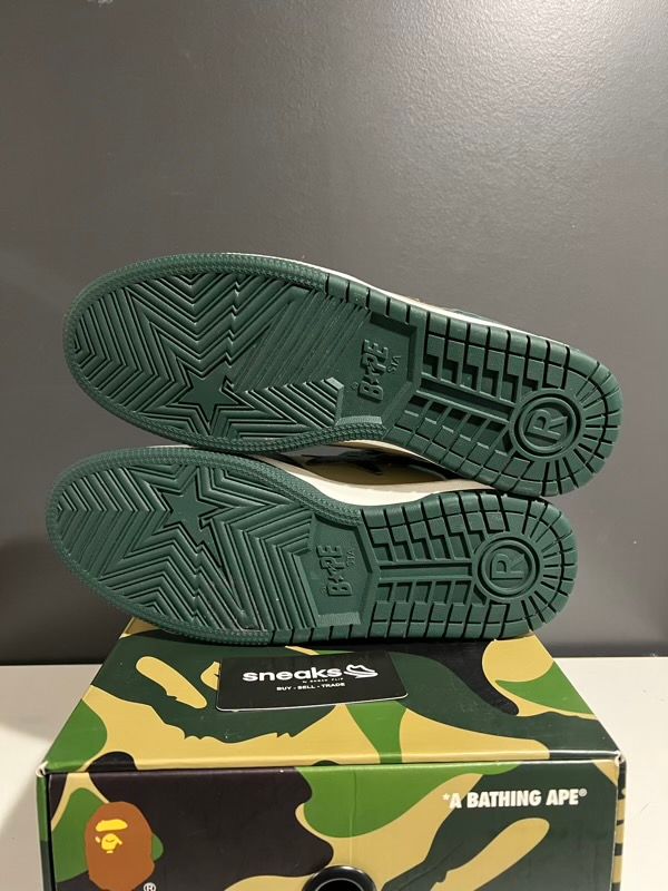 USED SIZE 11M A Bathing Ape Bape SK8 Sta ABC Camo Green 2022 - Used
