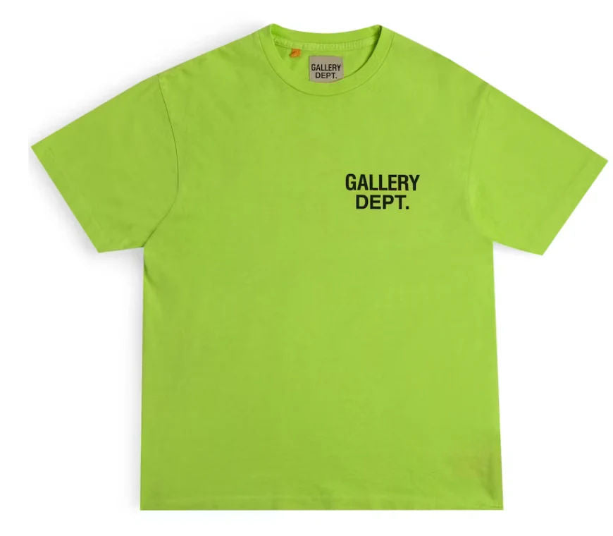 Gallery Dept. Souvenir T-shirt Lime Green