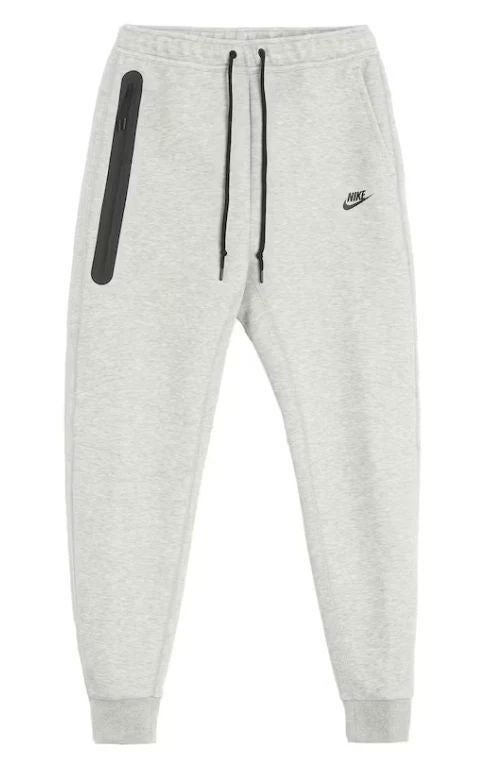 Nike Sportswear Tech Fleece Full-Zip Hoodie & Joggers Set Dark Heather Grey/Black