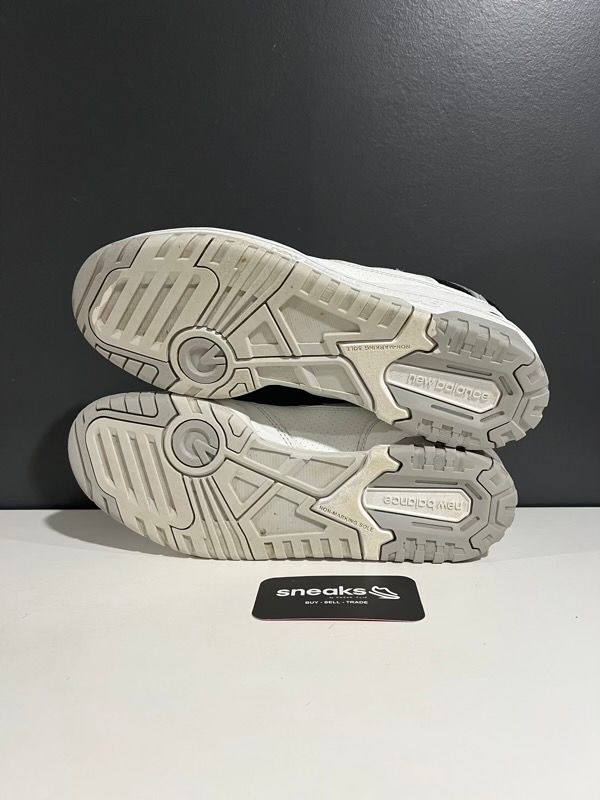 New Balance 550 White Concrete Black - USED NO BOX