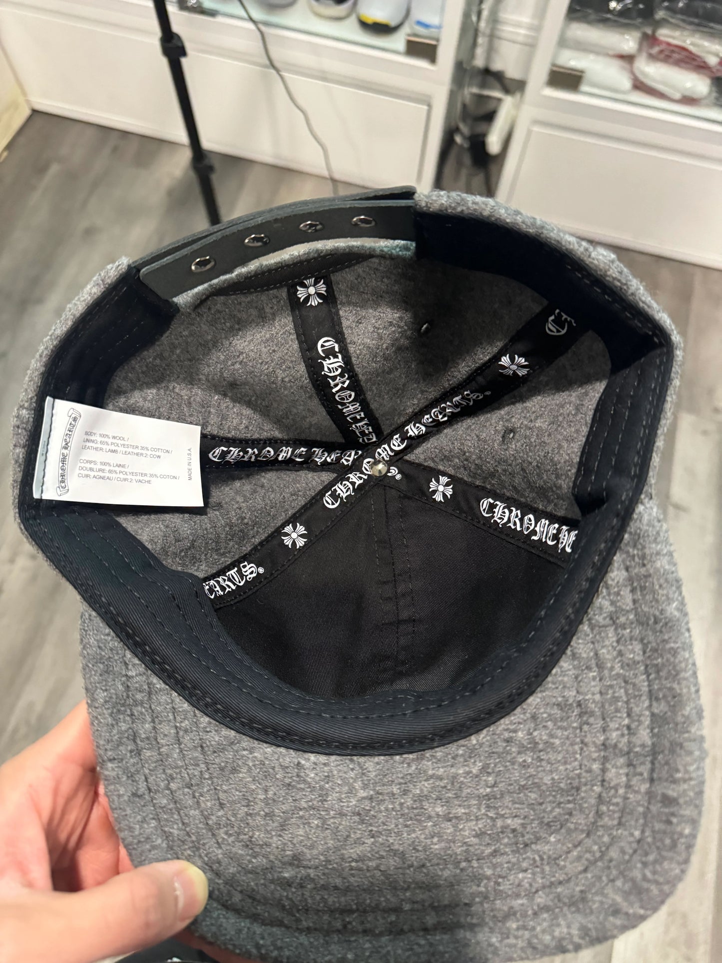 Chrome Hearts Wool Hat Leather Patch 33