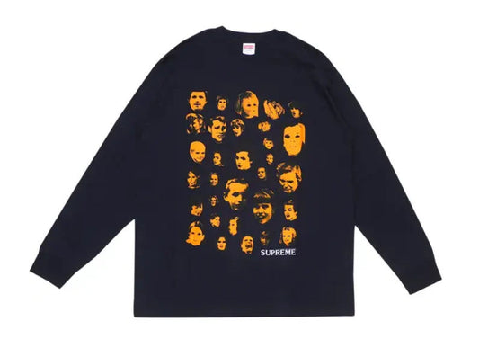 Supreme Faces L/S Tee Navy