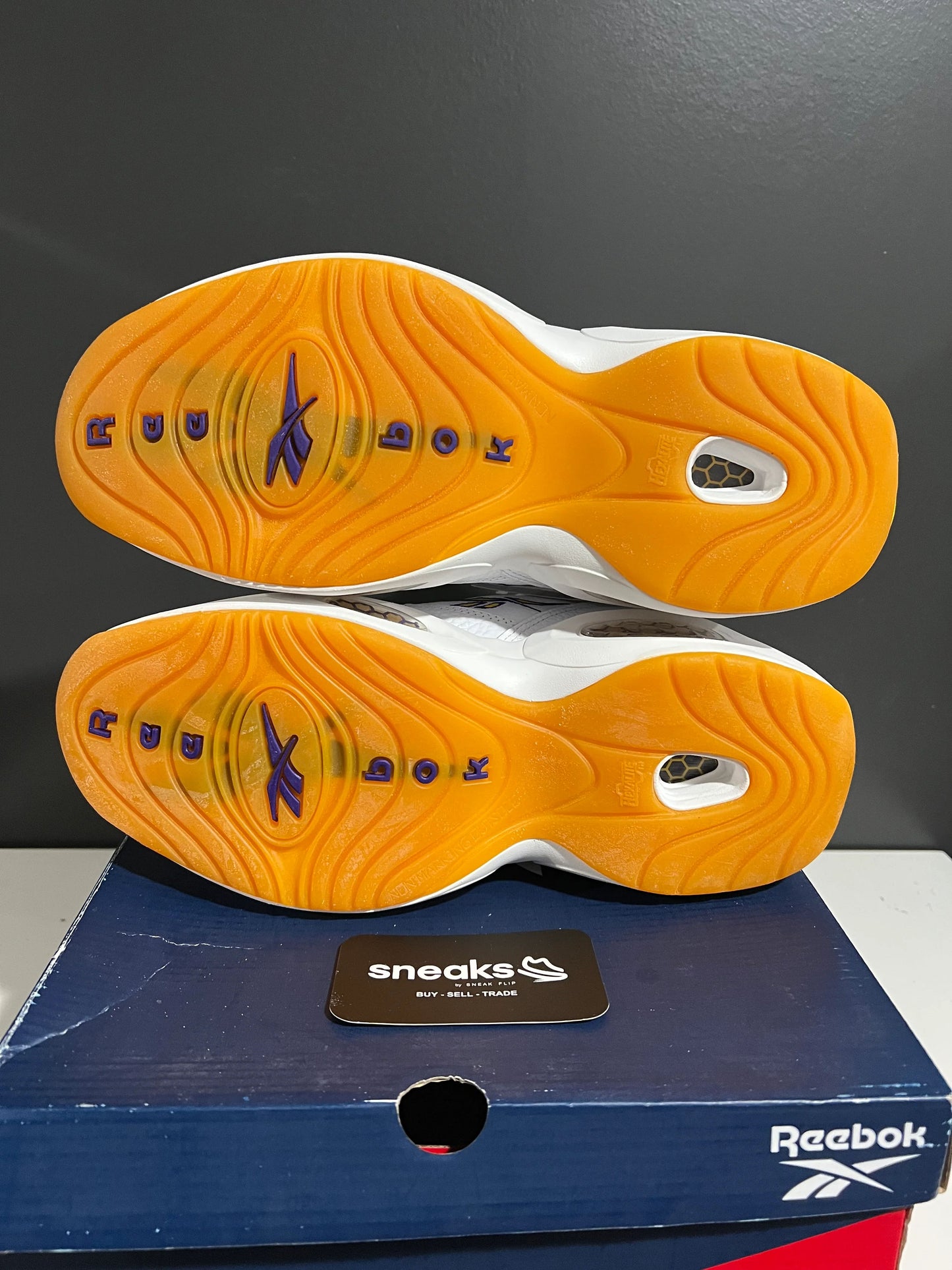 Reebok Question Mid Yellow Toe