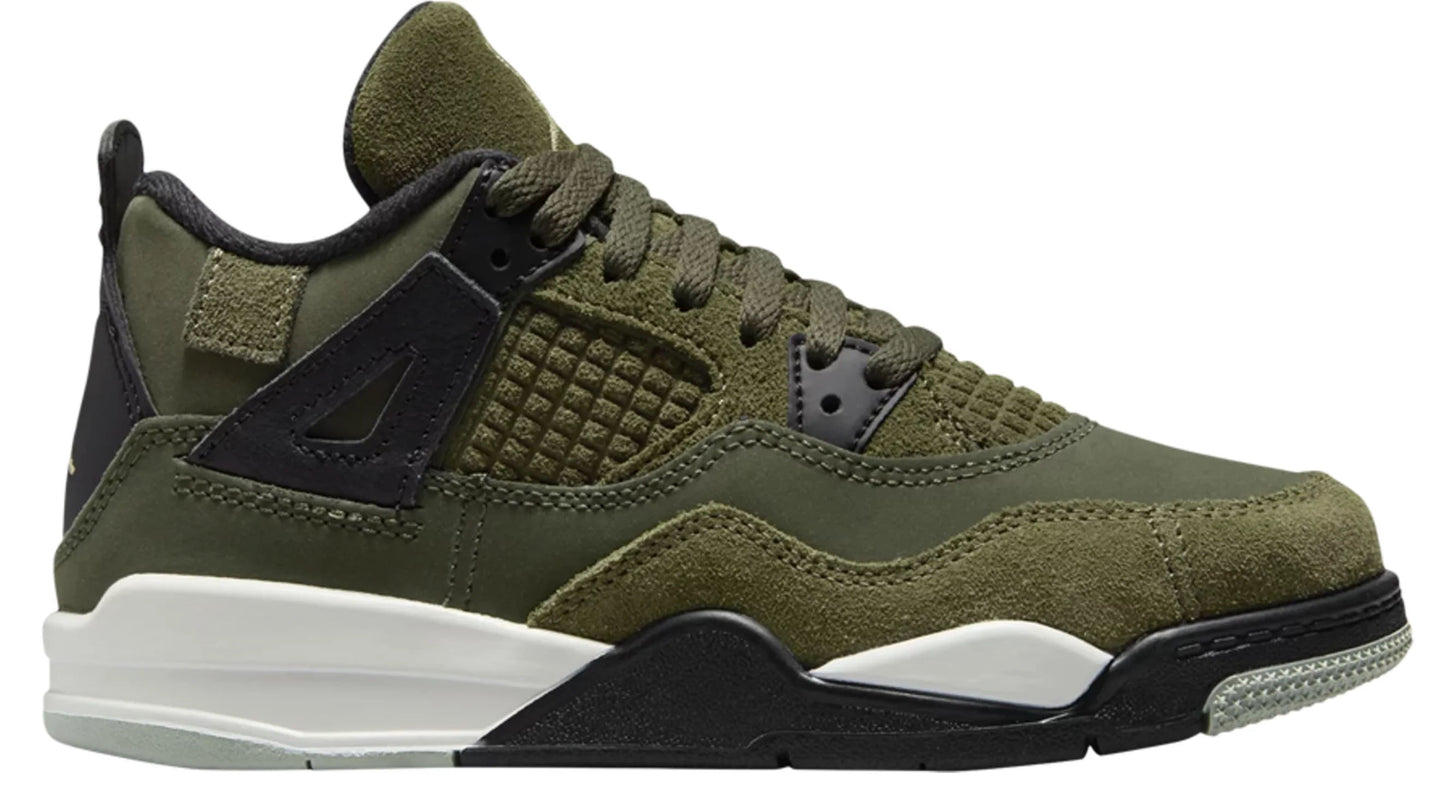 Jordan 4 Retro SE Craft Medium Olive (PS)