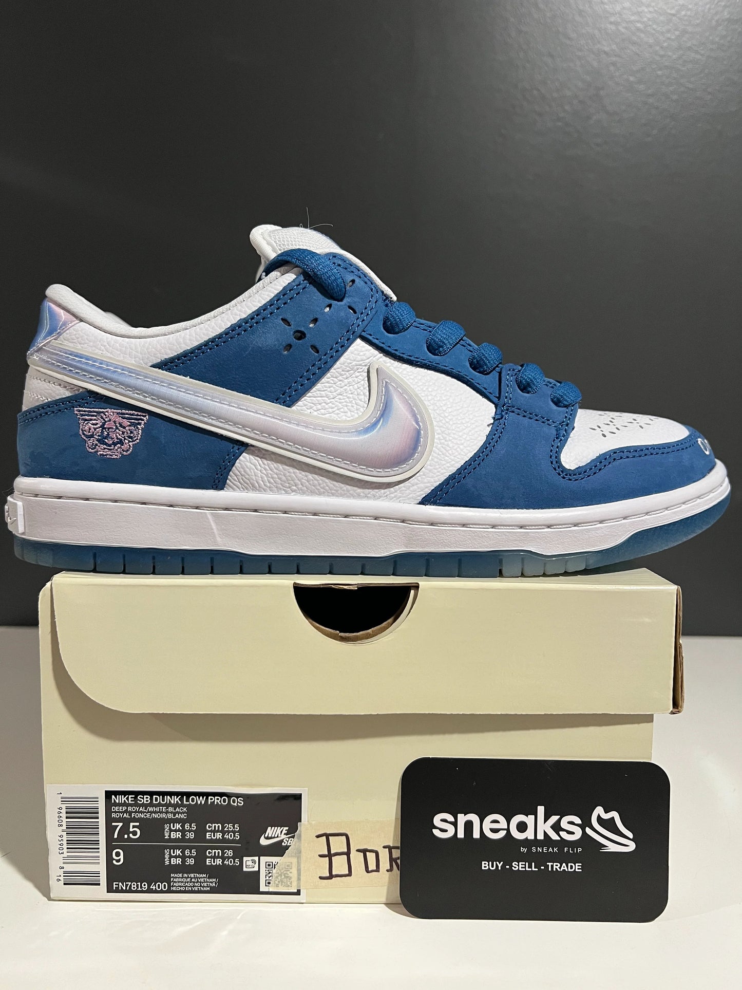 Nike SB Dunk Low Born X Raised One Block At A Time - Used
