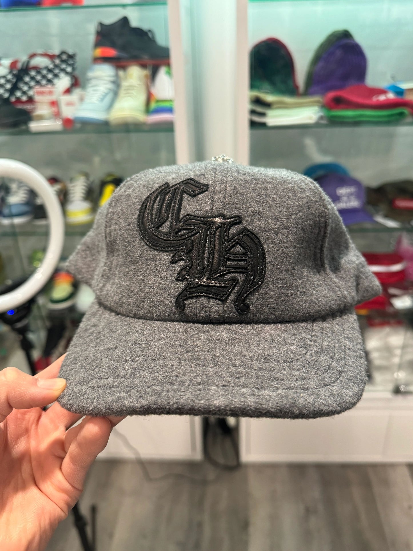 Chrome Hearts Wool Hat Leather Patch 33