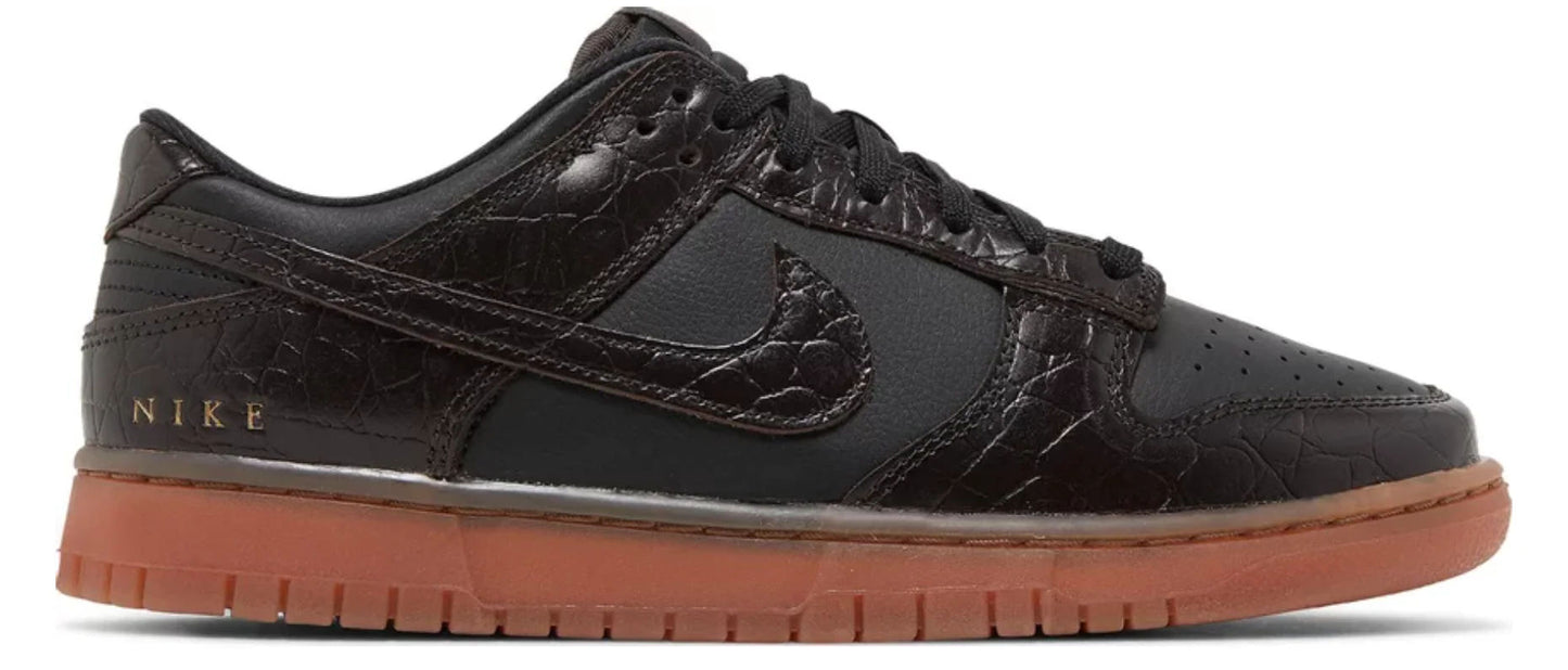 Nike Dunk Low SE Black Croc (GS)