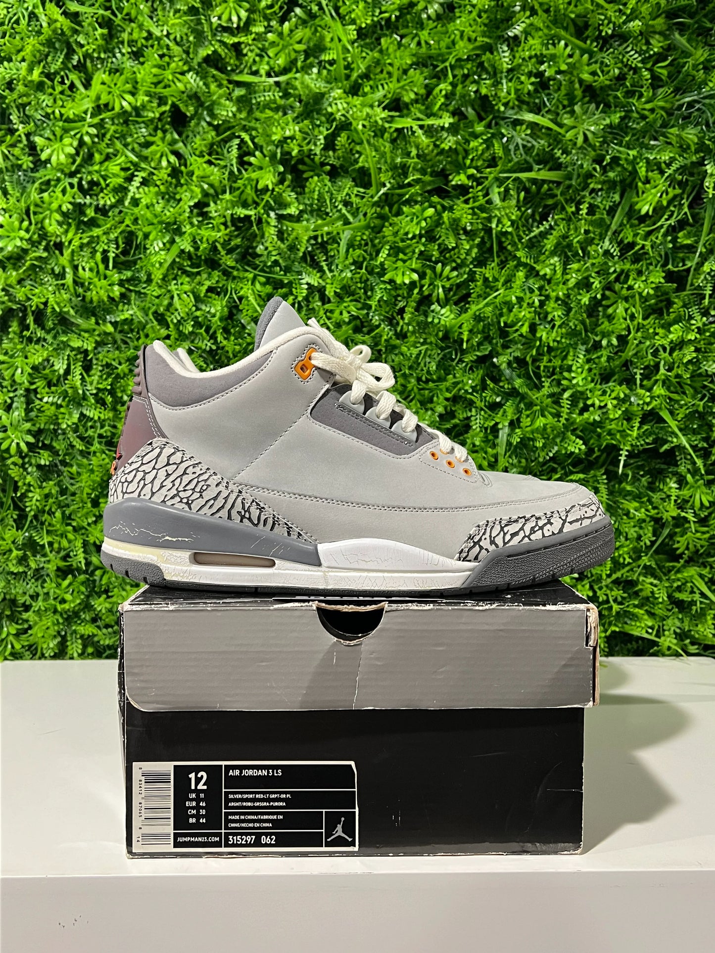 Jordan 3 Retro Cool Grey (2007) - Used