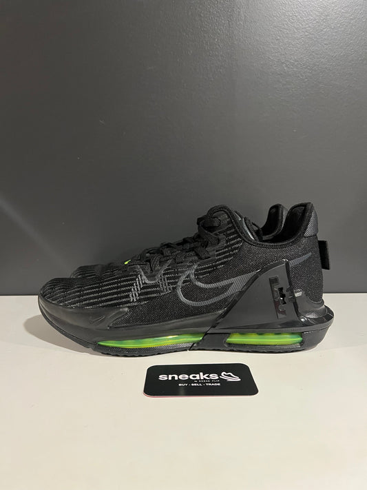 Nike LeBron Witness 6 Black Fluorescent Yellow - Used