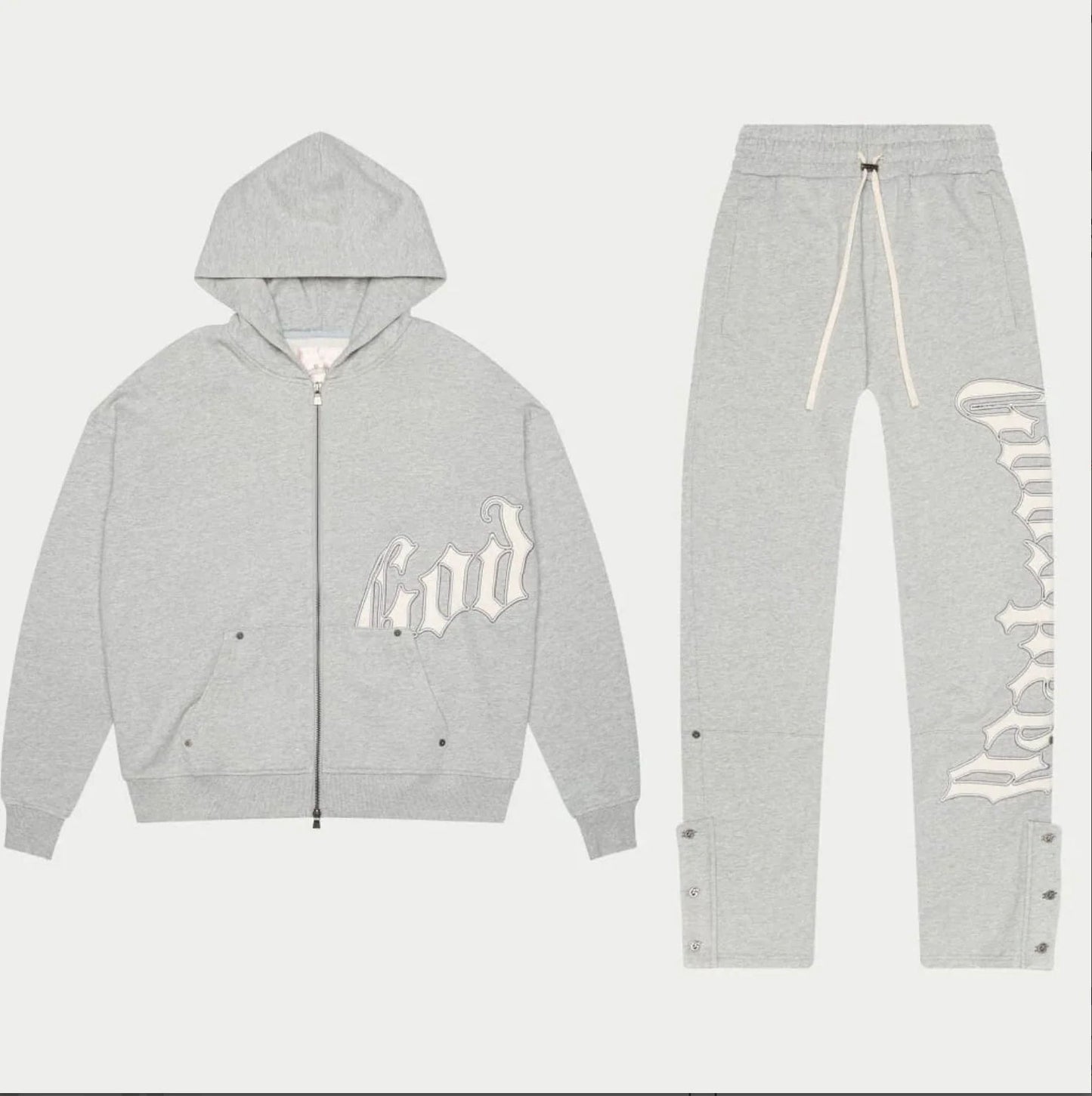 Godspeed OG Logo Sweatsuit V2 Heather Grey