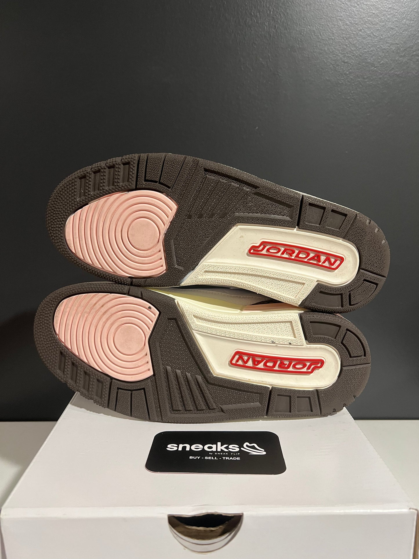 Jordan 3 Retro Neapolitan Dark Mocha (Women's) - Used