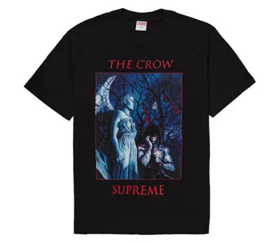Supreme The Crow Tee Black