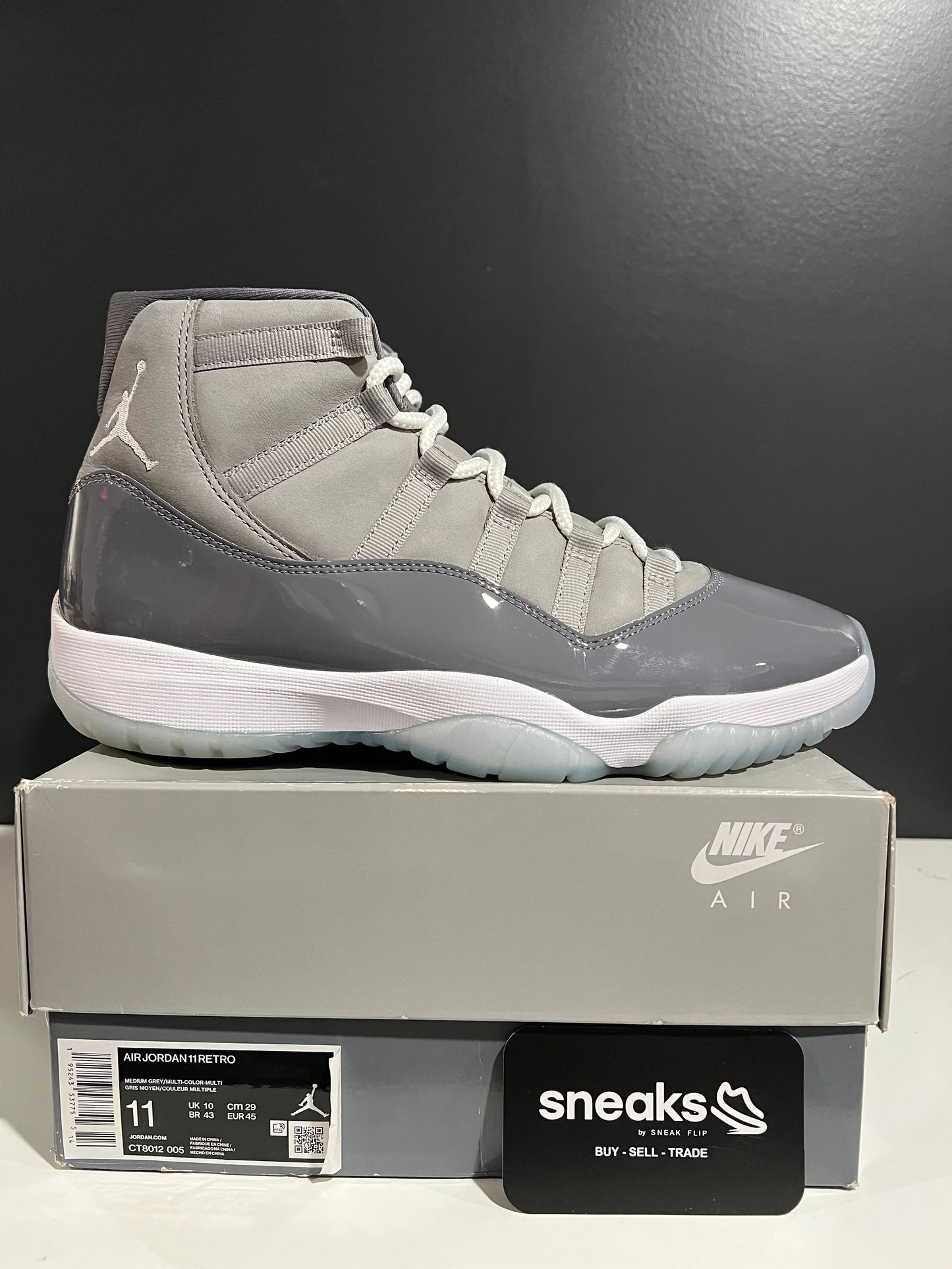 Jordan 11 Retro Cool Grey (2021) - Used