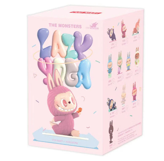 Pop Mart Labubu The Monsters Lazy Yoga Series Figures Single Blind Box