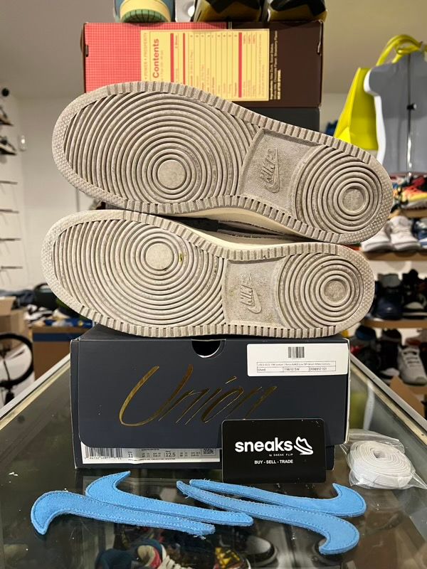 USED SIZE 11M Jordan 1 Retro AJKO Low SP Union White Canvas - Used