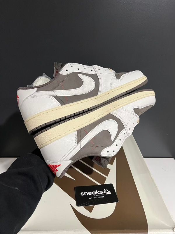 NEW SIZE 13M Jordan 1 Retro Low OG SP Travis Scott Reverse Mocha - New (DAMAGED BOX LID)