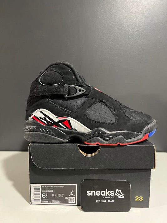 USED SIZE 6.5Y Jordan 8 Retro Playoffs (2023) - Used