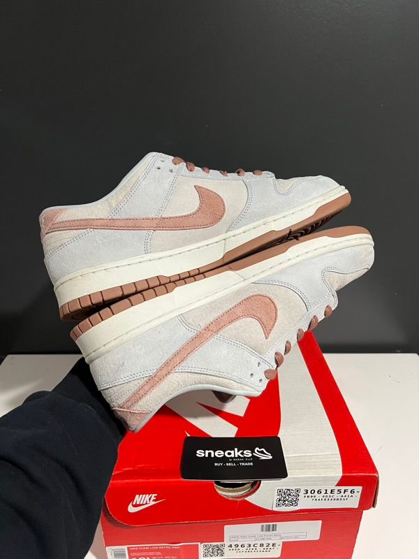 USED SIZE 12.5M Nike Dunk Low Fossil Rose - Used