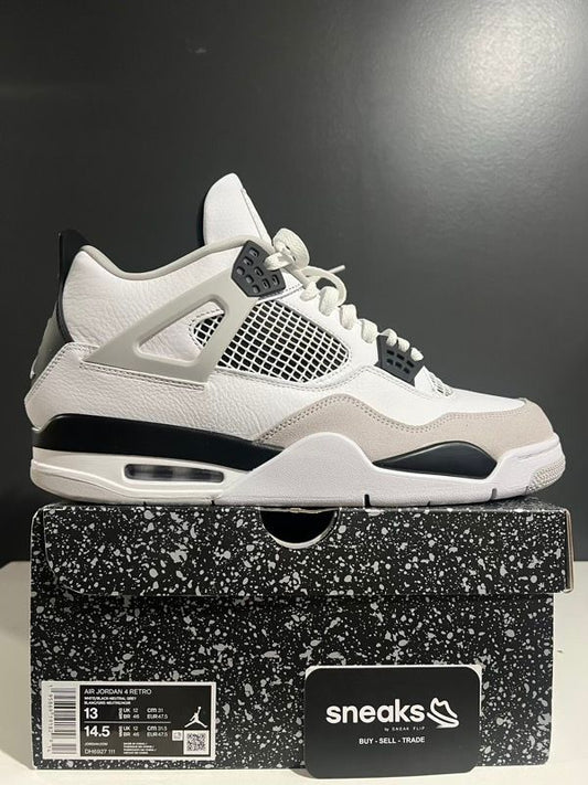 Jordan 4 Retro Military Black - Used
