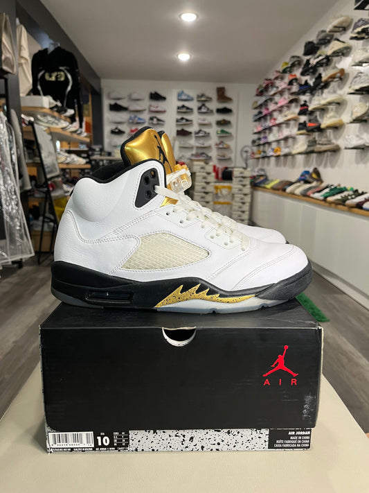 Air Jordan 5 Retro Olympic 136027-133 USED SIZE 10M