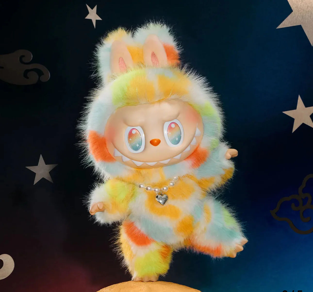 Pop Mart Labubu The Monsters Big into Energy Series Rock The Universe Vinyl Plush Doll