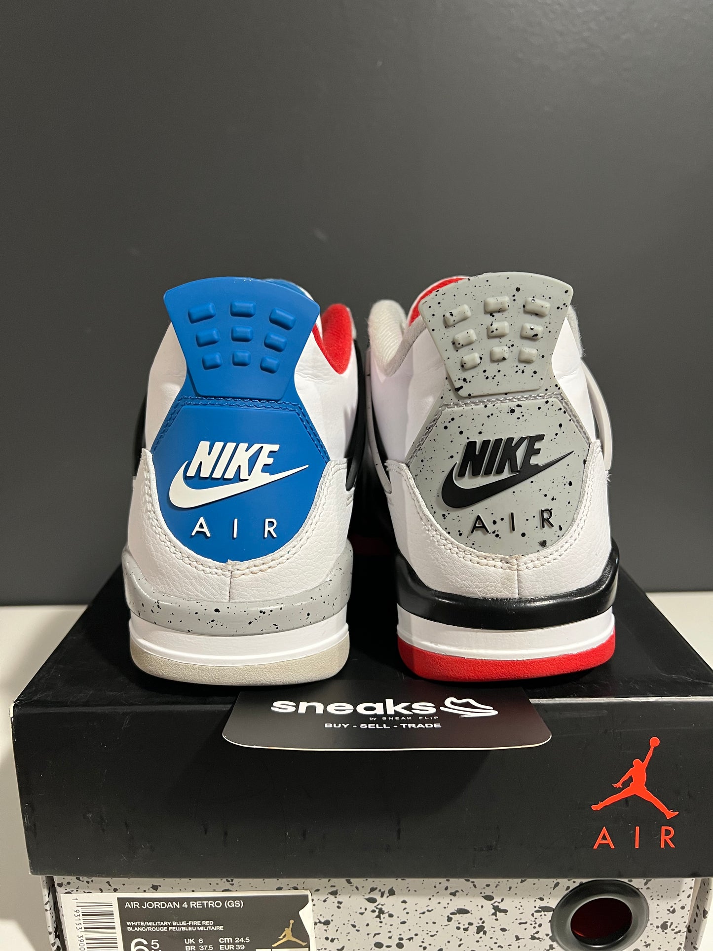 USED Air Jordan 4 Retro SE GS What The 4 408452-146 SIZE 6.5Y OG ALL AG25-353