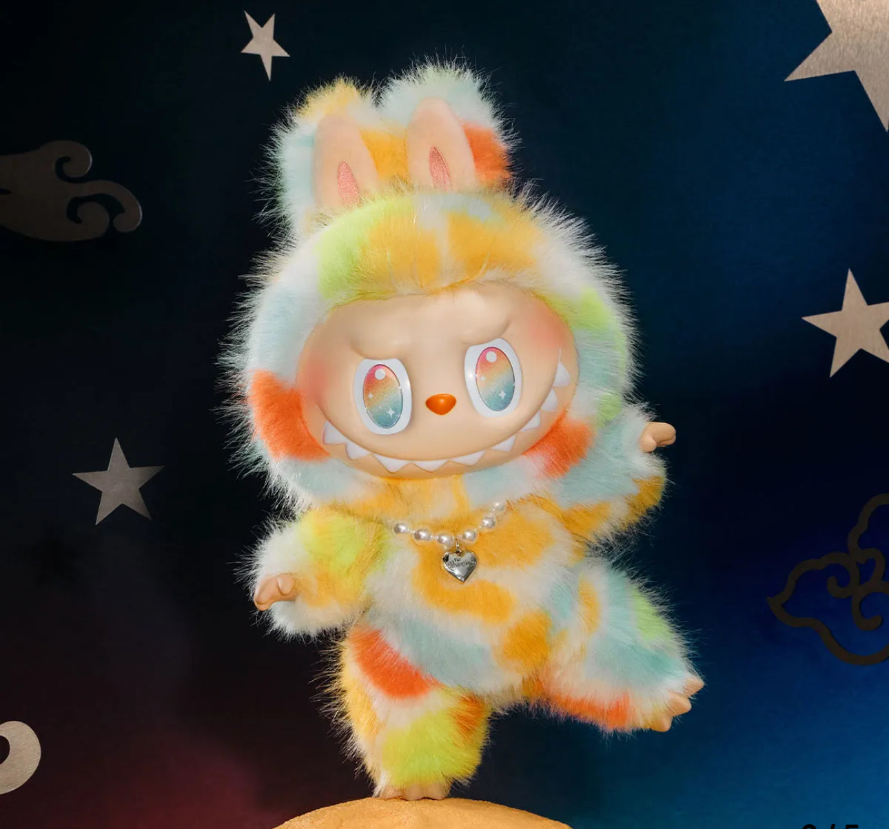 Pop Mart The Monsters Big into Energy Rock The Universe Vinyl Plush Doll