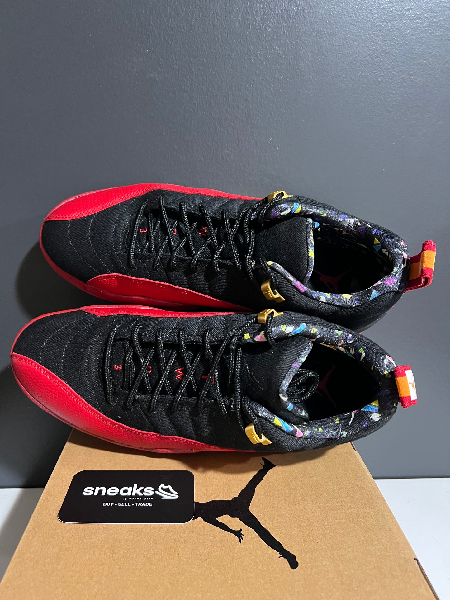 USED Air Jordan 12 Retro Low SE Super Bowl DC1059-001 SIZE 9.5 OG ALL AG25-108