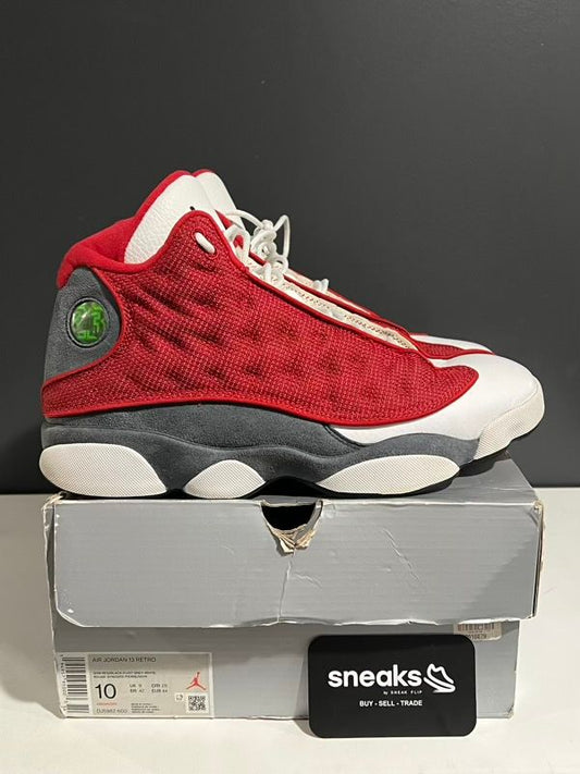 USED SIZE 10M Jordan 13 Retro Gym Red Flint Grey - Used