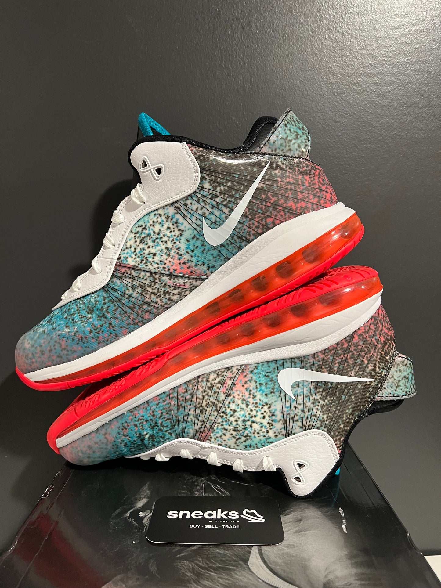 USED LeBron 8 V/2 Low Retro Miami Night 2021 DJ4436-100 SIZE 10M OG ALL AG25-265