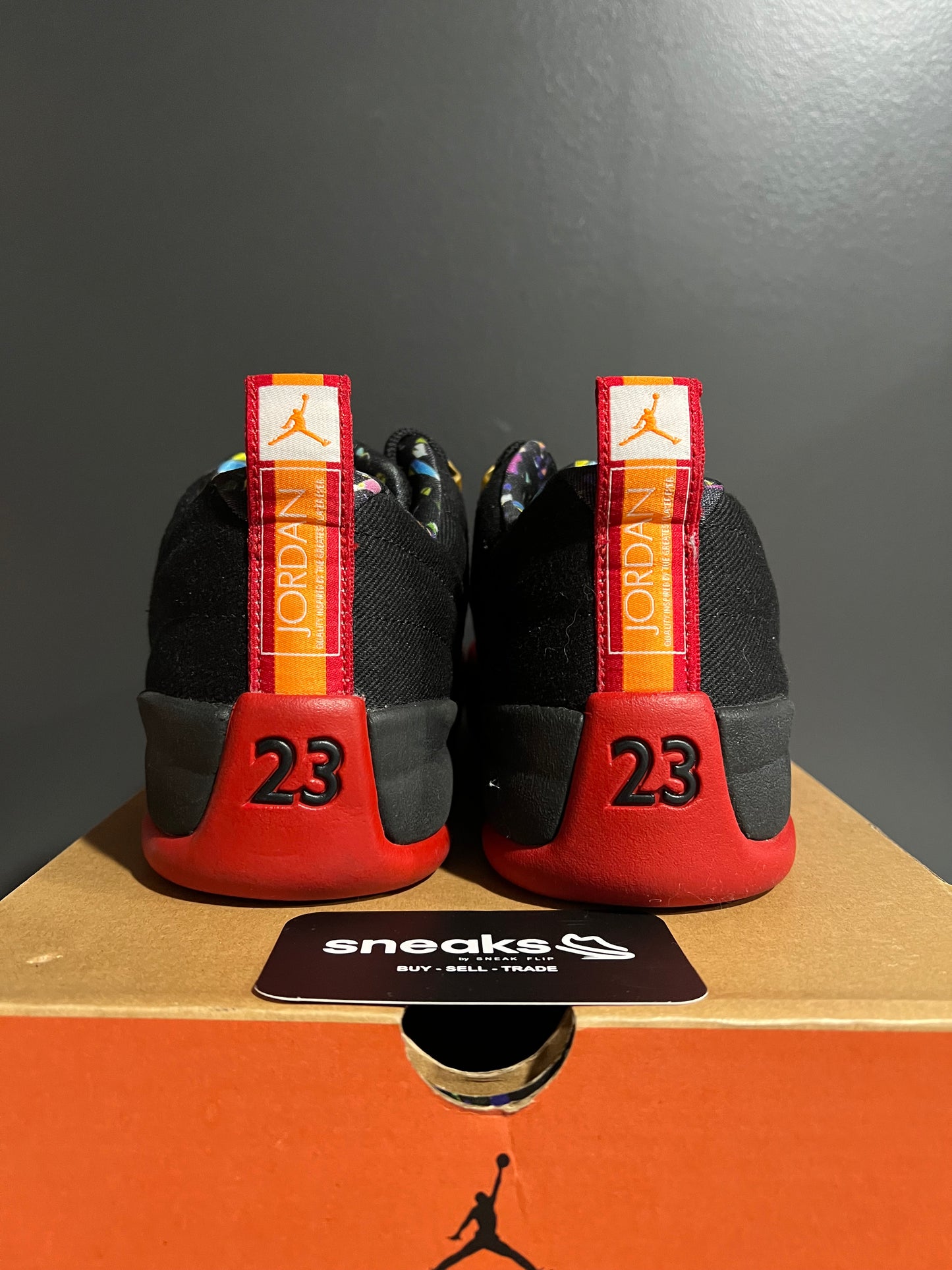 USED Air Jordan 12 Retro Low SE Super Bowl DC1059-001 SIZE 9.5 OG ALL AG25-108