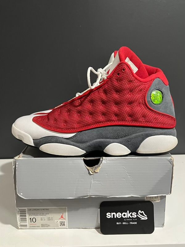 USED SIZE 10M Jordan 13 Retro Gym Red Flint Grey - Used